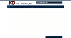 Desktop Screenshot of kunidonaldson.com